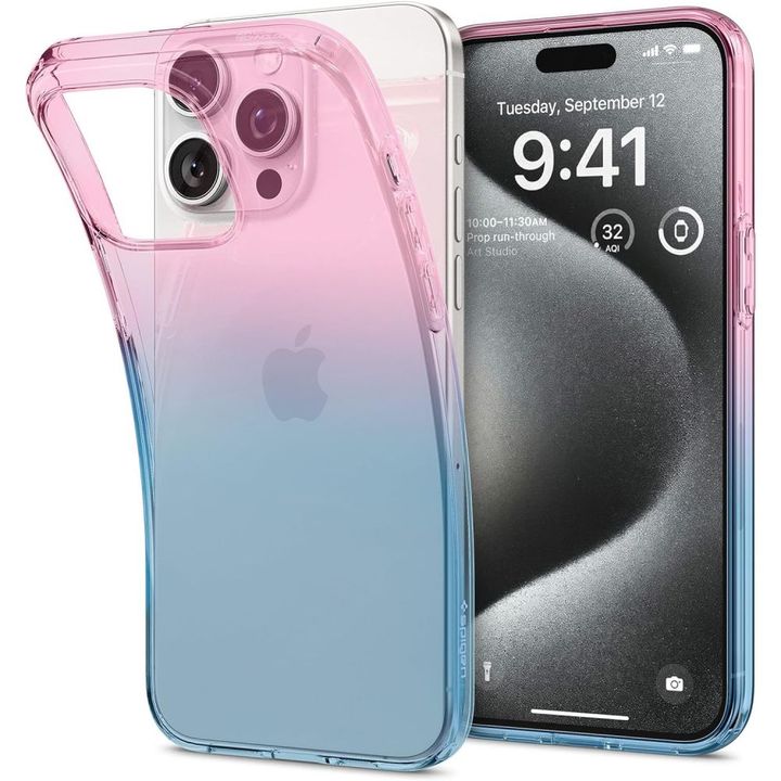 SPIGEN LIQUID CRYSTAL IPHONE 15 PRO GRADATION PINK na NearMe.pl