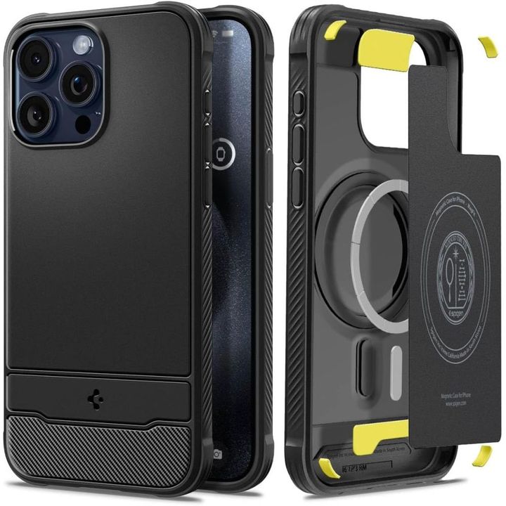 SPIGEN RUGGED ARMOR MAG MAGSAFE IPHONE 15 PRO MATTE BLACK na NearMe.pl