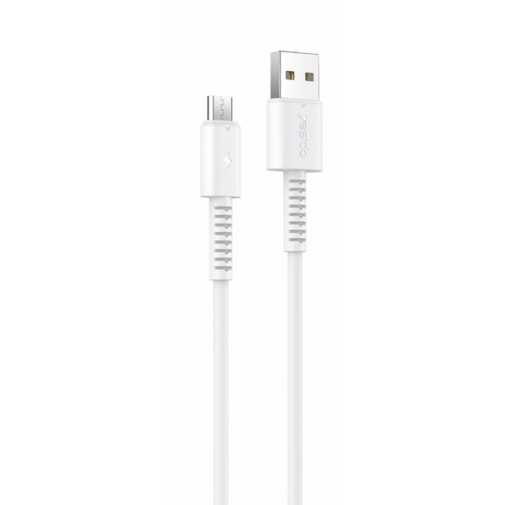 Yesido Kabel CA120 18W USB-Micro 1m PVC 2A, WHITE / BIAŁY na NearMe.pl