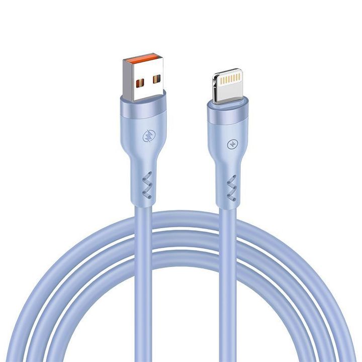 KABEL T-PHOX BOLD USB/LIGHTNING 3A SKY BLUE na NearMe.pl