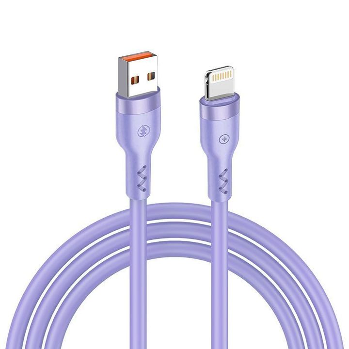 KABEL T-PHOX BOLD USB/LIGHTNING 3A PURPLE na NearMe.pl