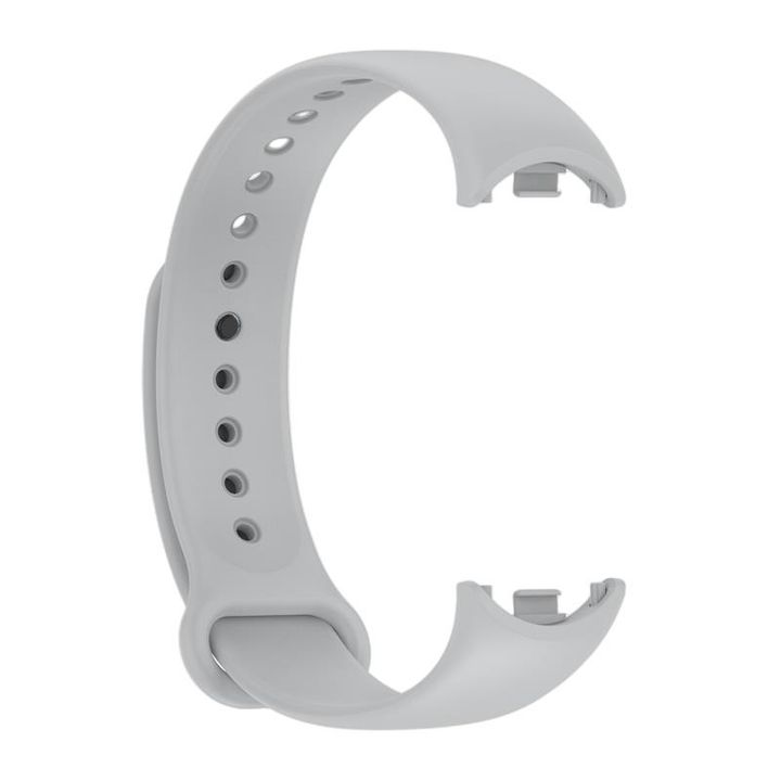 Pasek Silikonowy Mi Band 9 / M9 / 8 / M8 (7), GRAY / SZARY na NearMe.pl