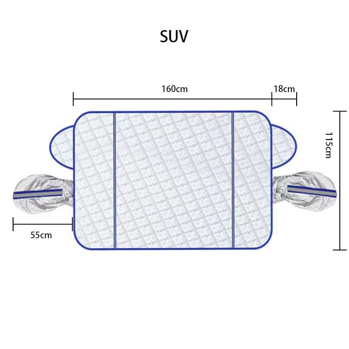Antyszronowa / Przeciwsłoneczna mata na szybę SUV (160*115cm), MAGNETYCZNA na NearMe.pl