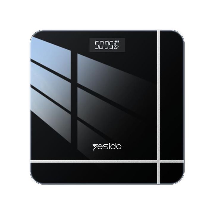 Yesido Waga Łazienkowa MG09 do 150kg Elektroniczna, BLACK / CZARNY na NearMe.pl