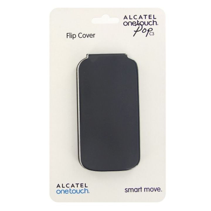 Alcatel One Touch Pop C3 Flip Cover black blue na NearMe.pl