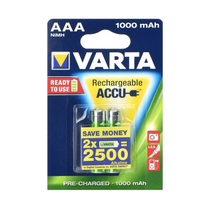 VARTA bateria akumulatorowa R3 (AAA) 1000 mAh ready to use 2 szt na NearMe.pl