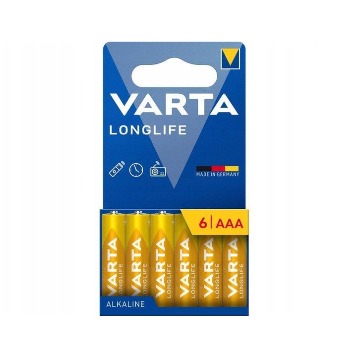 VARTA bateria alkaliczna R3 (AAA) Longlife 6 szt na NearMe.pl
