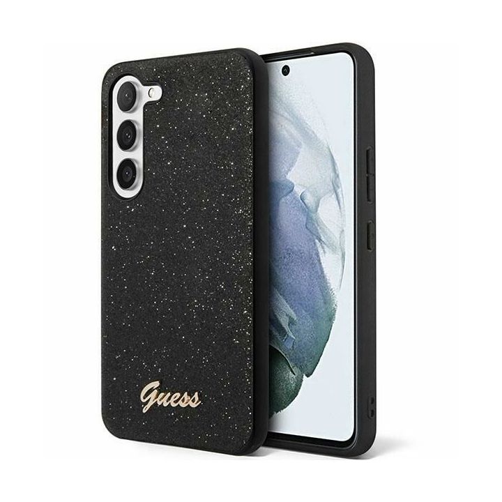GUESS futerał do SAMSUNG S24 GUHCS24SHGGSHK (Glitter Script) czarny na NearMe.pl