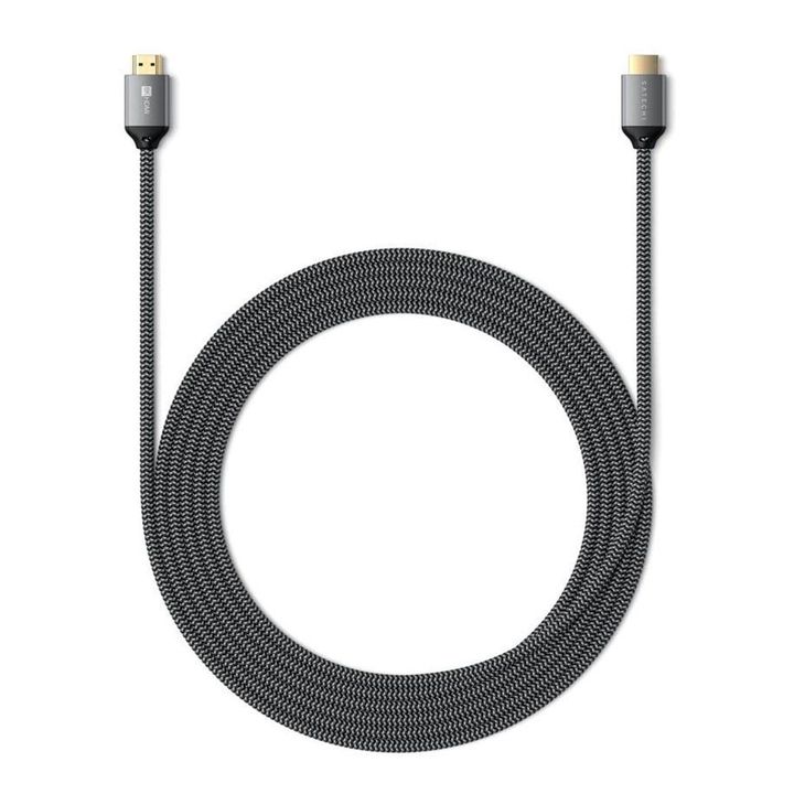 Kabel HDMI do HDMI Satechi ver.2.1 8K/60Hz lub 4K/120Hz 2 m ST-8KHC2MM szary na NearMe.pl