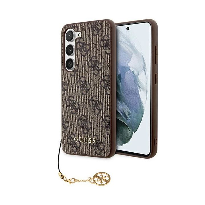 GUESS futerał do SAMSUNG S24 Plus GUHCS24MGF4GBR (4G Charm) brązowy na NearMe.pl