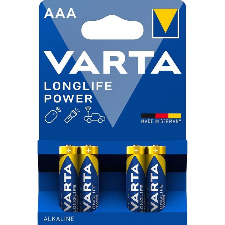 VARTA bateria alkaliczna R3 (AAA) Longlife Power 4 szt na NearMe.pl