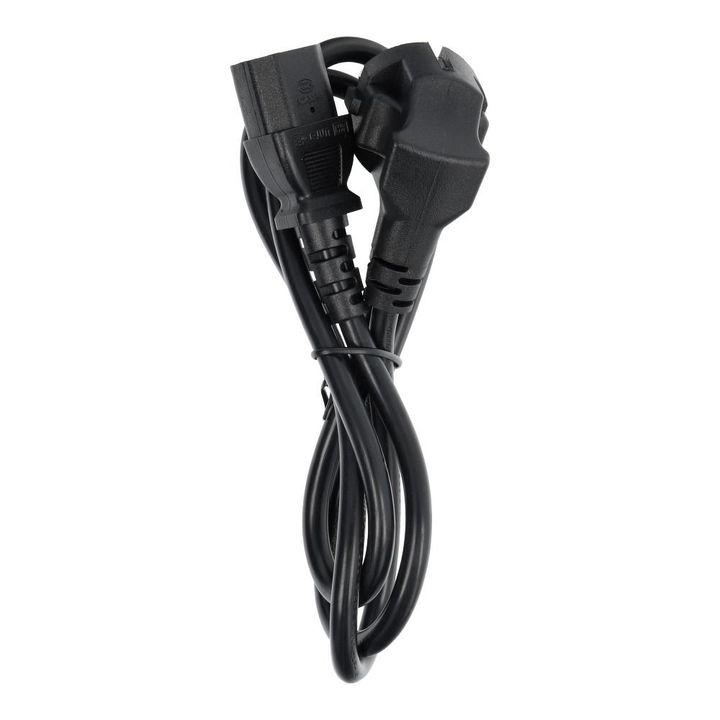 Kabel zasilający do komputera PC / drukarka / monitor 230V 16A 1 m czarny na NearMe.pl