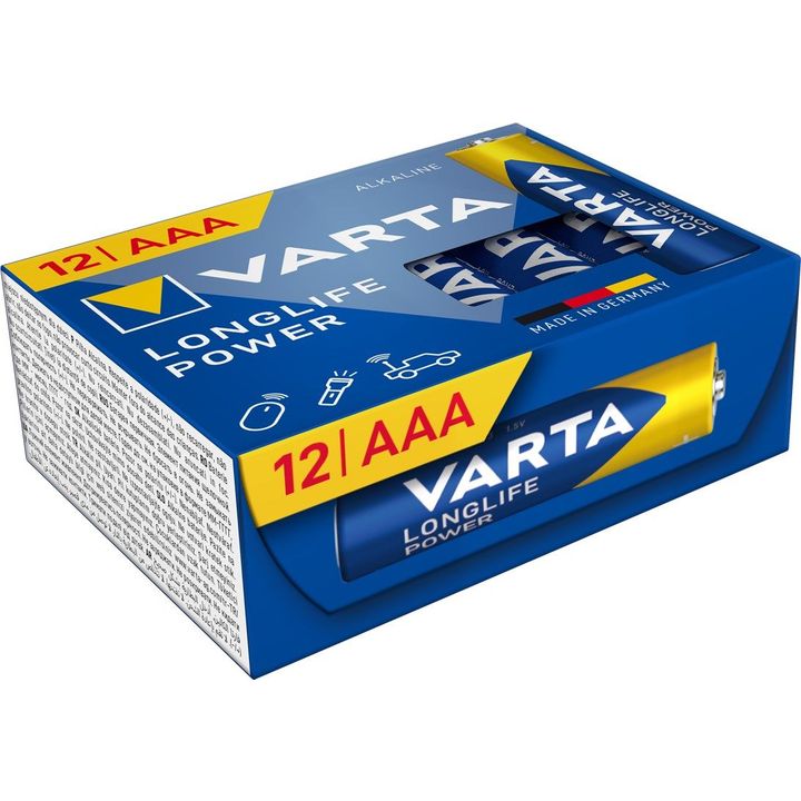 VARTA bateria alkaliczna R3 (AAA) Longlife Power 12 szt na NearMe.pl