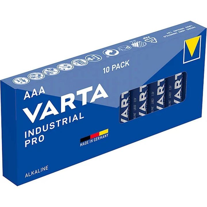 VARTA bateria alkaliczna R3 (AAA) Industrial Pro 10 szt na NearMe.pl