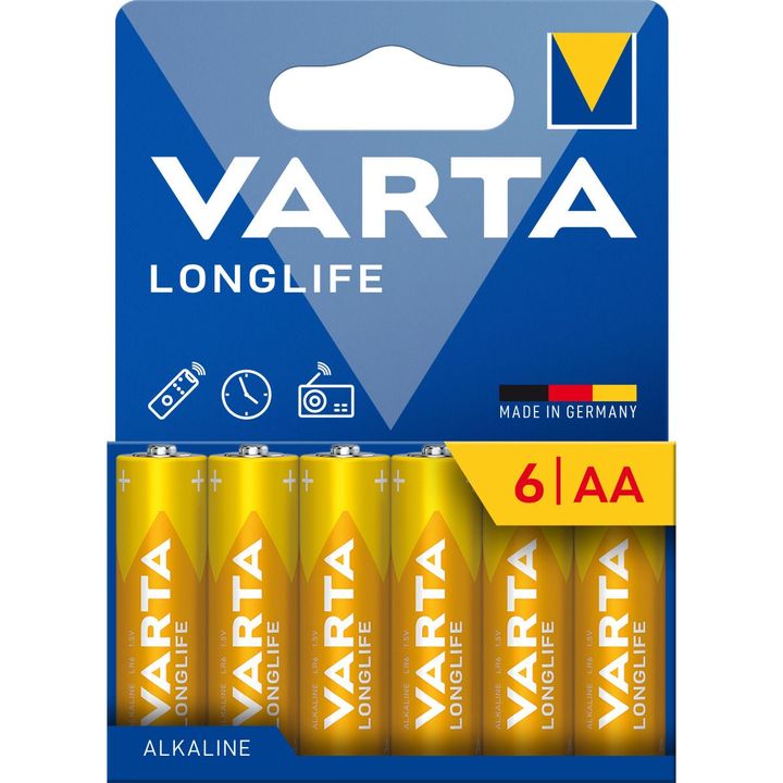 VARTA bateria alkaliczna R6 (AA) Longlife 6 szt na NearMe.pl
