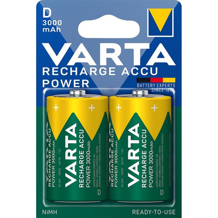 VARTA bateria akumulatorowa R20 (Typ D) 3000mAh Accu Power 2 szt na NearMe.pl