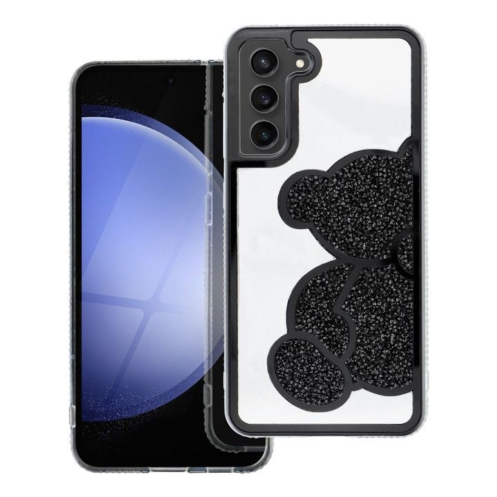 Futerał TEDDY BEAR do SAMSUNG S22 czarny na NearMe.pl