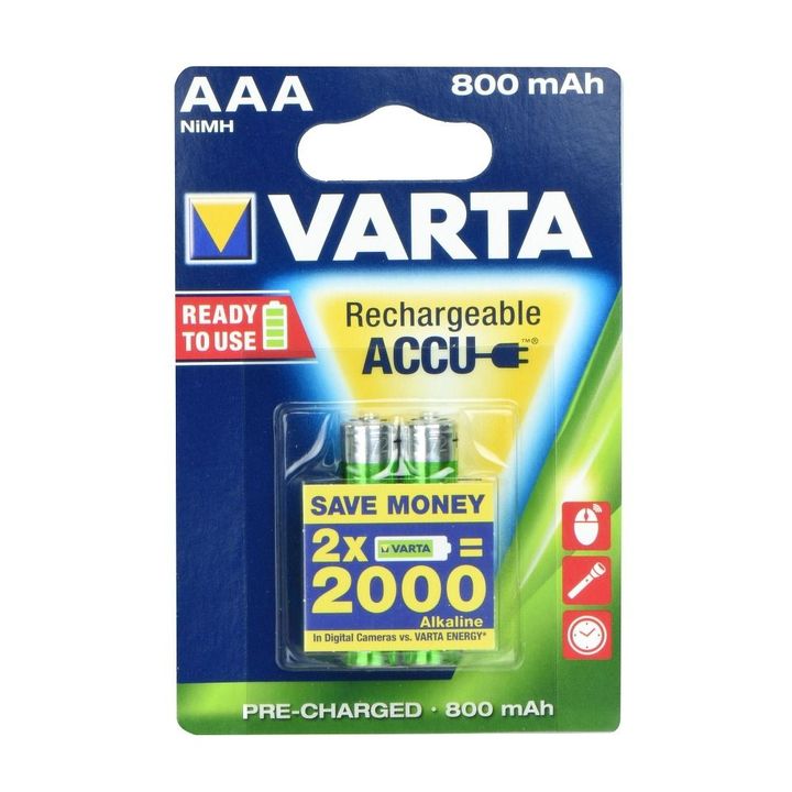 VARTA bateria akumulatorowa R3 (AAA) 800 mAh 2 szt na NearMe.pl