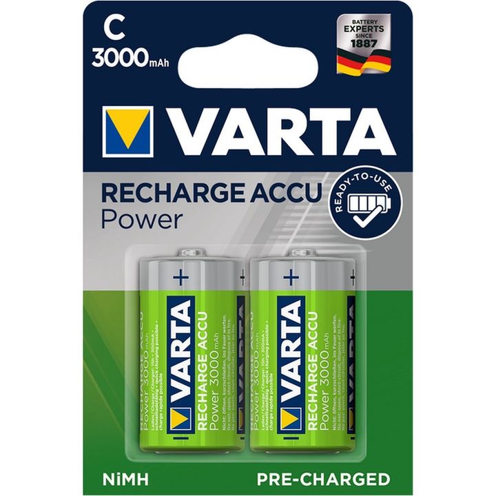 VARTA bateria akumulatorowa R14 (Typ C) 3000mAh Accu Power 2 szt na NearMe.pl