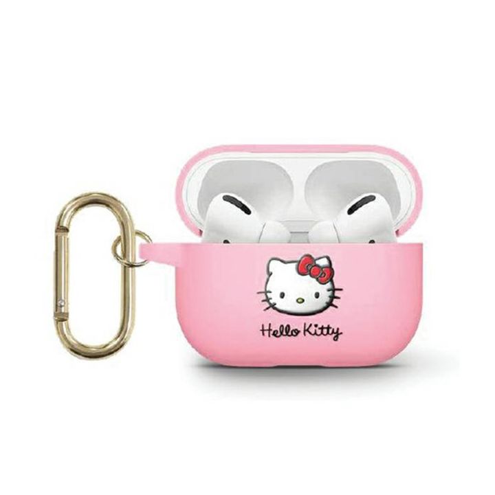 Hello Kitty Silicone 3D Kitty Head - Etui AirPods 3 (różowy) na NearMe.pl