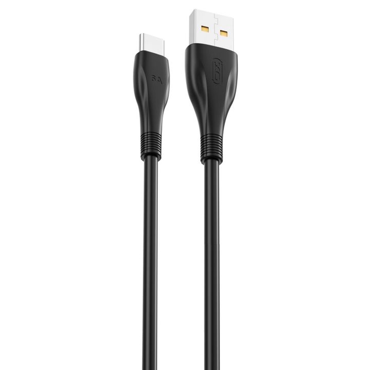 XO kabel NB185 USB - USB-C 1,0m 6A czarny na NearMe.pl