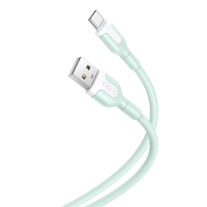 XO kabel NB212 USB - USB-C 1,0 m 2,1A zielony na NearMe.pl