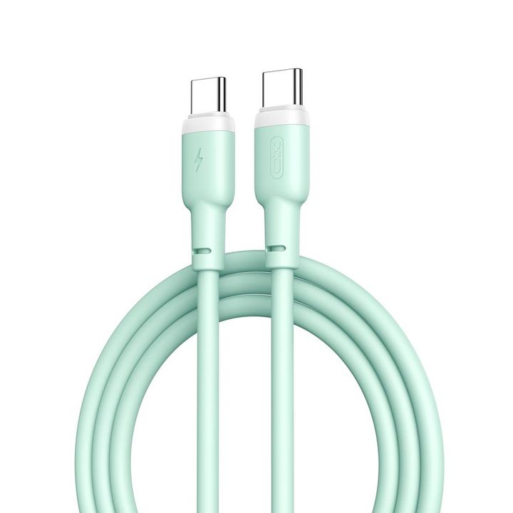 XO kabel NB208B PD USB-C - USB-C 1,0m 60W zielony na NearMe.pl