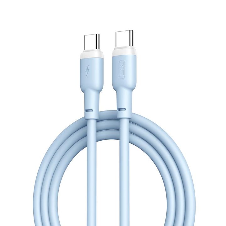 XO kabel NB208B PD USB-C - USB-C 1,0m 60W niebieski na NearMe.pl