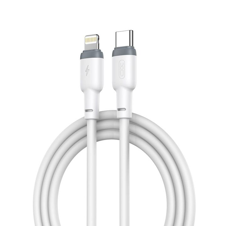 XO kabel NB208A PD USB-C - Lightning 1,0m 20W biały na NearMe.pl