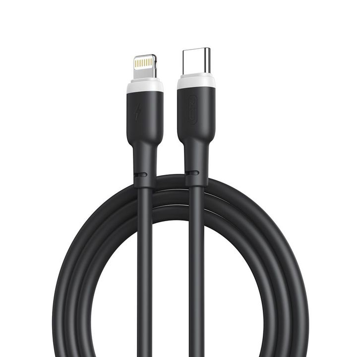 XO kabel NB208A PD USB-C - Lightning 1,0m 20W czarny na NearMe.pl