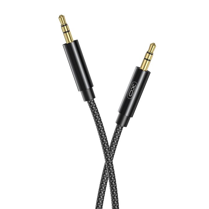 XO kabel audio NB-R211C jack 3,5mm - jack 3,5mm 1,0 m czarny na NearMe.pl