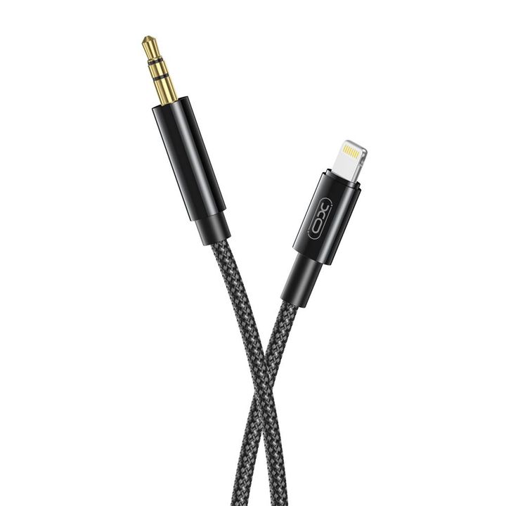 XO kabel audio NB-R211A Lightning - jack 3,5mm 1,0 m czarny na NearMe.pl