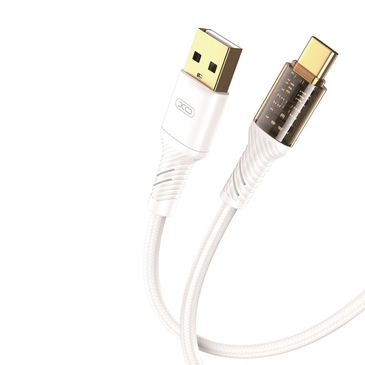 XO Clear kabel NB229 USB - USB-C 1,0 m 2,4A biały na NearMe.pl