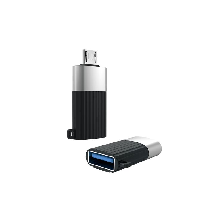 XO adapter NB149-G USB - microUSB czarny OTG na NearMe.pl