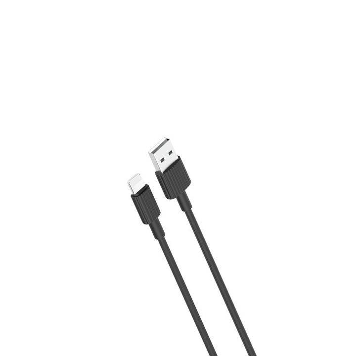 XO kabel NB156 USB - Lightning 1,0 m 2,4A czarny na NearMe.pl