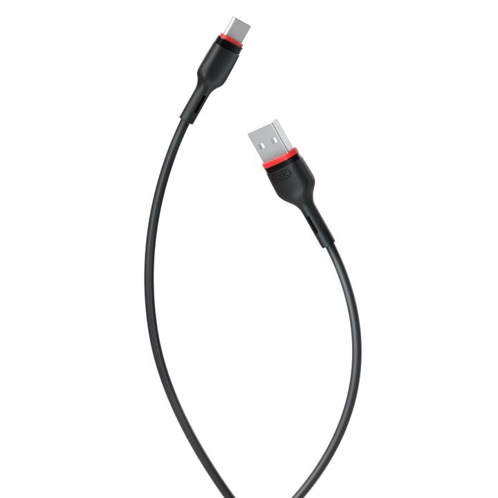 XO kabel NB-P171 USB - USB-C 1,0 m 2,4A czarny na NearMe.pl