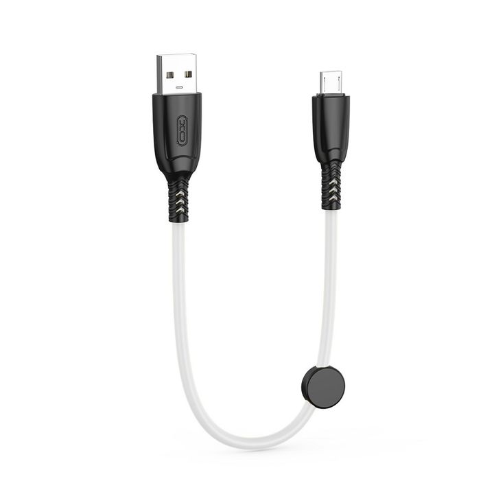 XO kabel NB247 USB - microUSB 0,25 m 6A biały na NearMe.pl