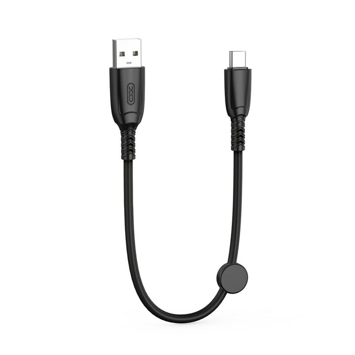 XO kabel NB247 USB - USB-C 0,25 m 6A czarny na NearMe.pl