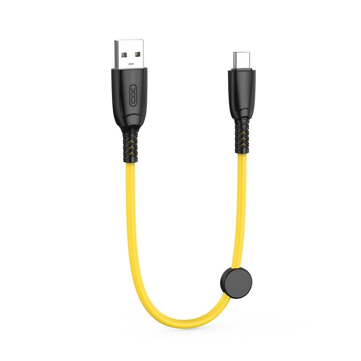 XO kabel NB247 USB - USB-C 0,25 m 6A żółty na NearMe.pl