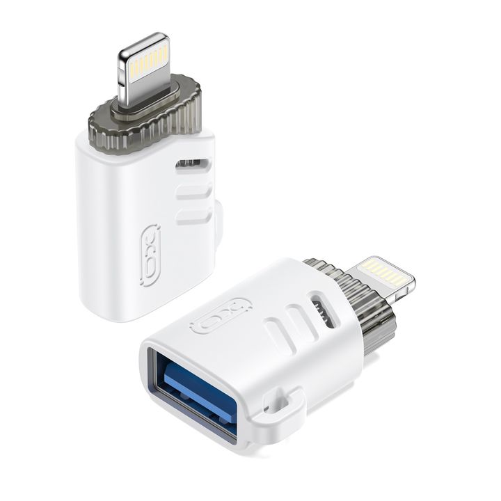 XO adapter NB256A OTG USB - Lightning biały na NearMe.pl