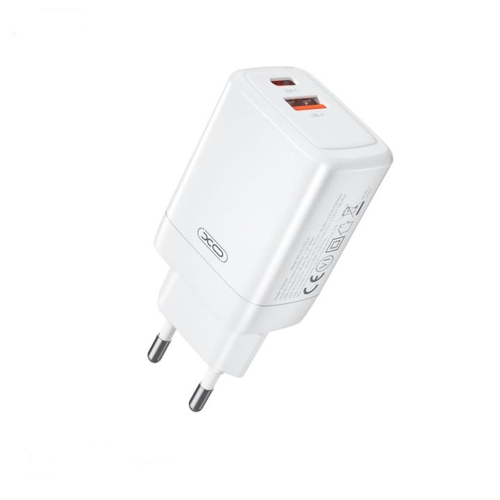 XO ładowarka sieciowa CE16 PD 45W 1x USB-C 1x USB biała na NearMe.pl