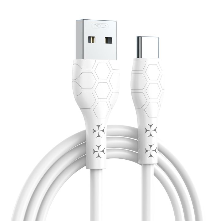 XO kabel NB240 USB - USB-C 1,0m 2,4A biały na NearMe.pl