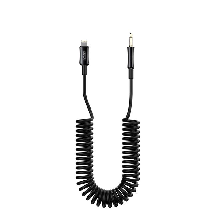 XO kabel audio NB-R255A Lightning - jack 3,5mm 1,0m czarny na NearMe.pl