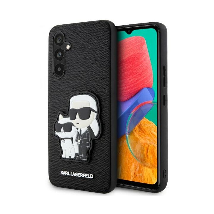 Karl Lagerfeld PU Saffiano Karl and Choupette NFT Case for Samsung Galaxy A34 5G  Black na NearMe.pl