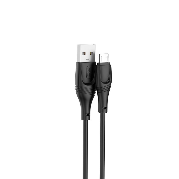 żXO kabel NB238 USB - microUSB 1,0 m 2,4A czarny na NearMe.pl