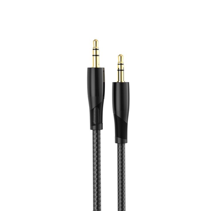 XO Clear kabel audio NB-R241C jack 3,5mm - jack 3,5mm 1,0 m czarny na NearMe.pl