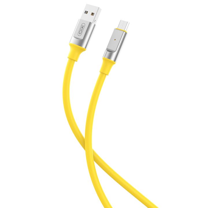 XO kabel NB251 USB - microUSB 1,0 m 6A żółty na NearMe.pl