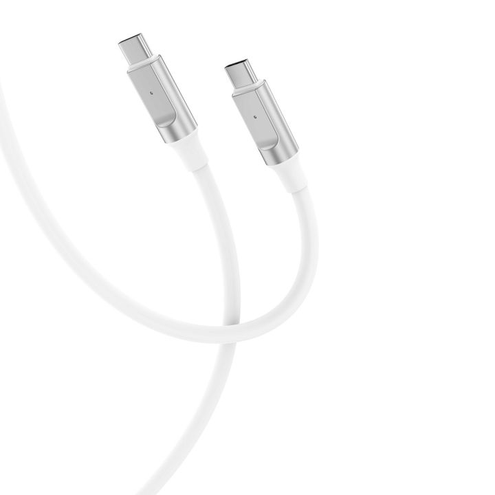 XO kabel NB-Q252B USB-C - USB-C 1,0 m 60W biały na NearMe.pl