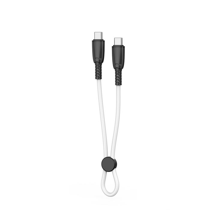 XO kabel NB-Q248B PD USB-C - USB-C 0,25m 60W biały na NearMe.pl