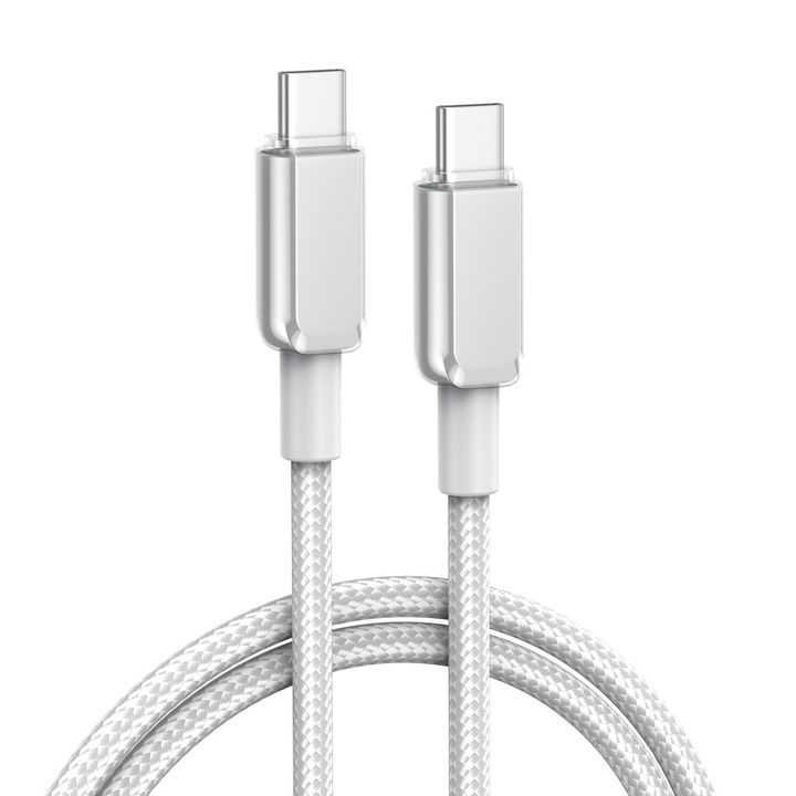 XO kabel NB-Q250B PD USB-C - USB-C 1,0m 60W biały na NearMe.pl